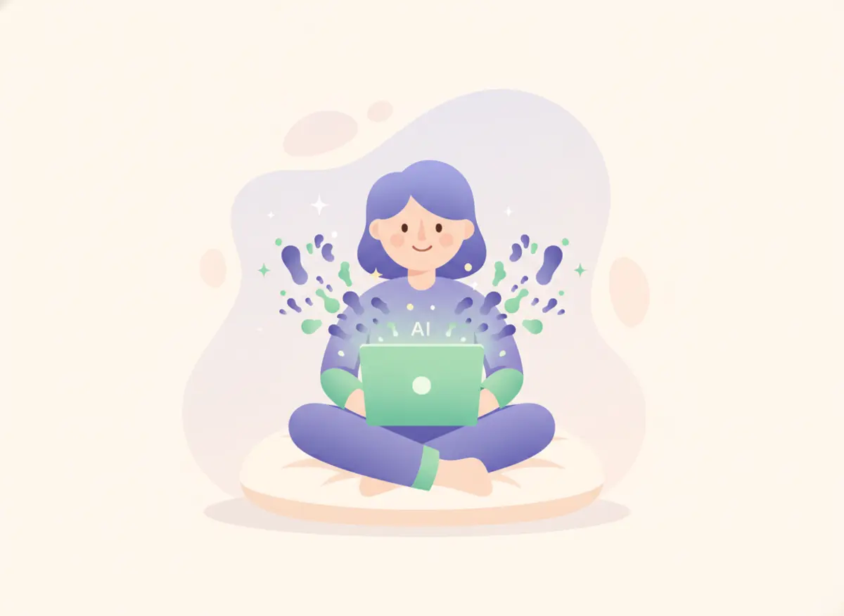 Learner mastering AI skills with Skillzy